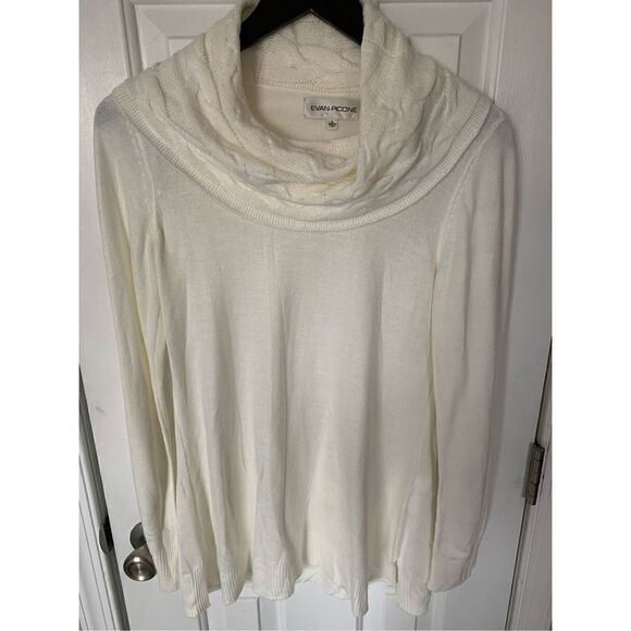 Evan picone white sweater size small - Picture 1 of 5